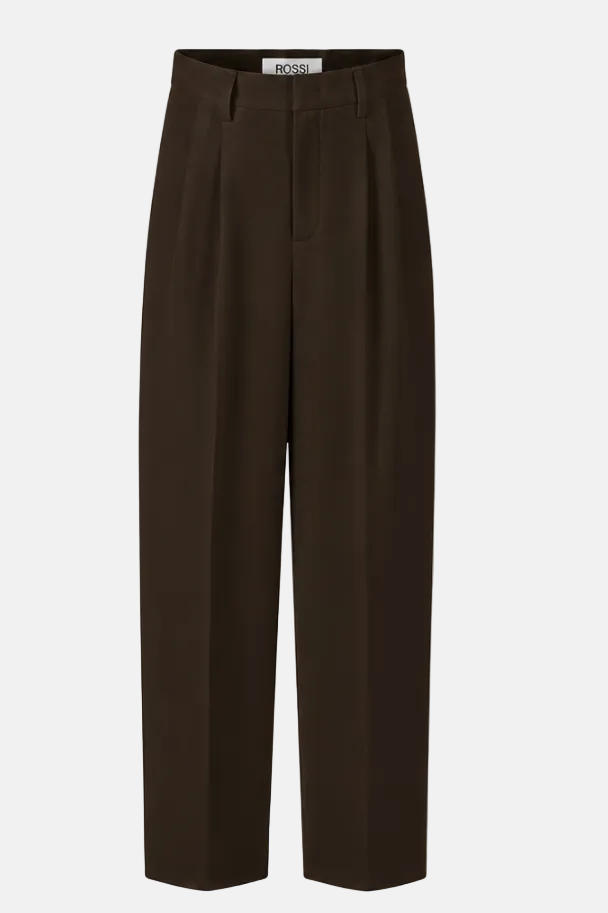 ROSSI Noa Crop Dunkelbraun Hose — ABOUT.ALEXA Dortmund