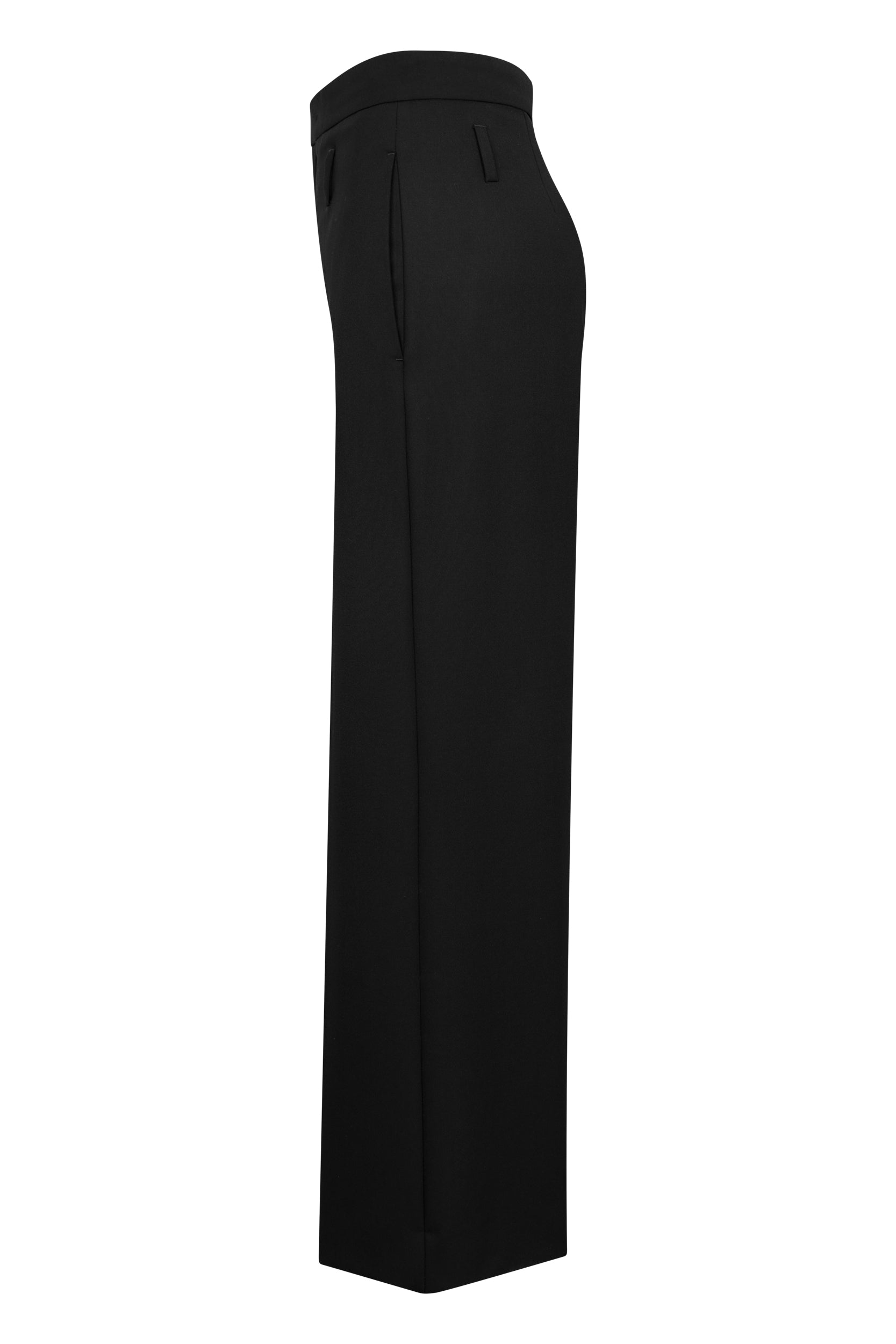 ROSSI Vian Blended Cool Wool, Schwarz, Hose