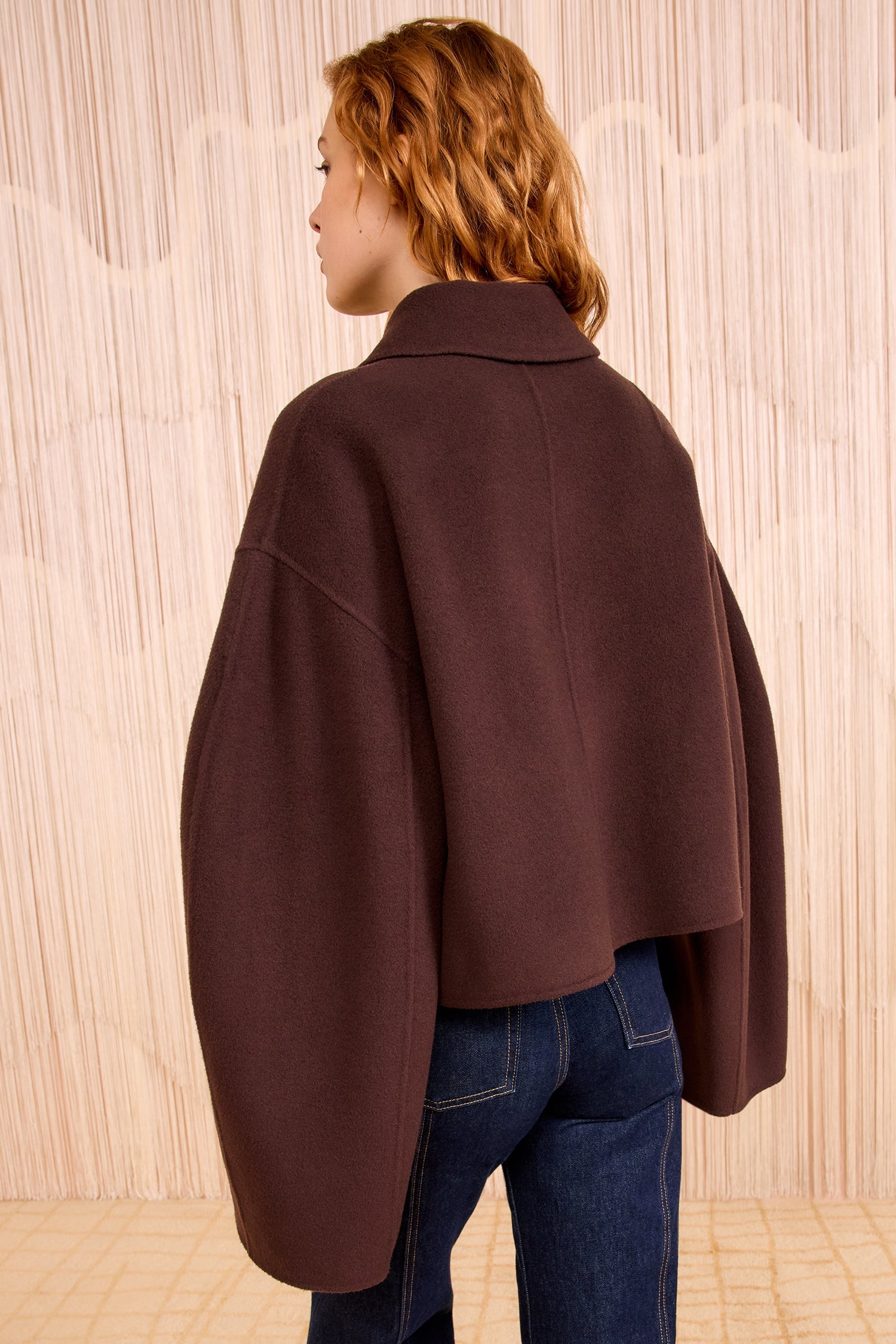 Ulla Johnson Marta, Sable, Cropped Coat