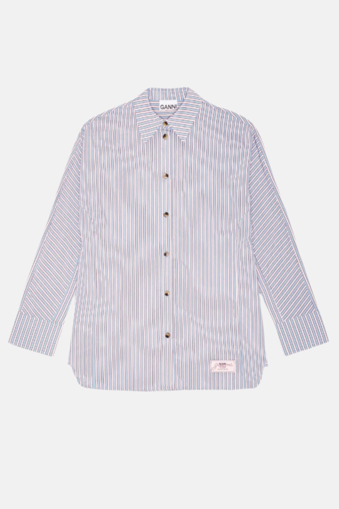 GANNI Yarn Dyed, Chambray, Hemd