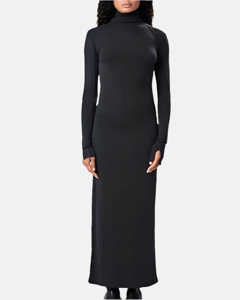 WD 5, Black, Rollkragenkleid