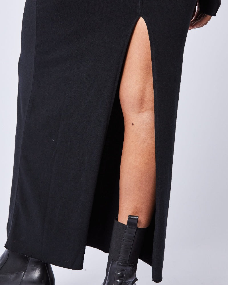 WD 5, Black, Rollkragenkleid