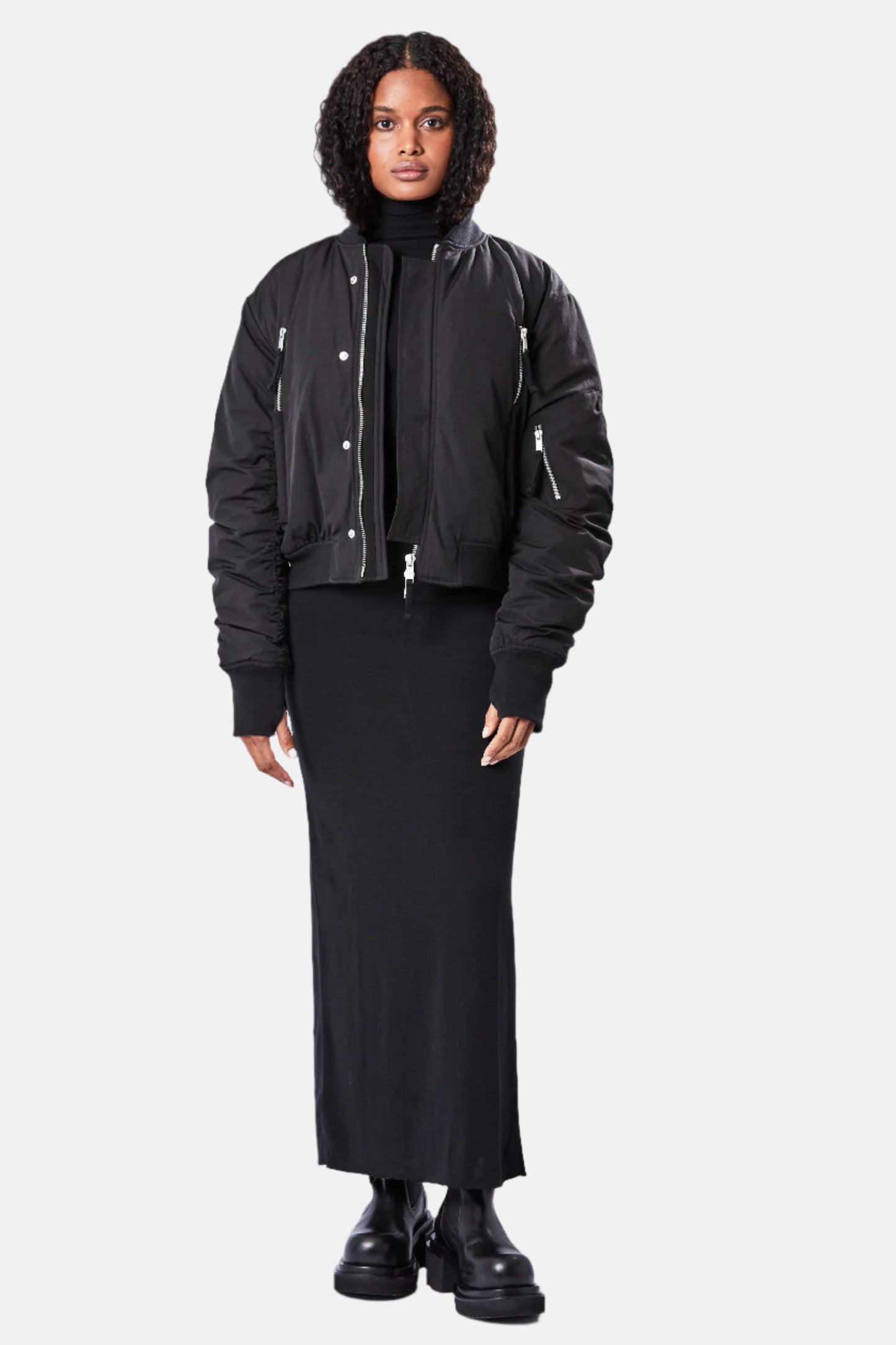 W J 204, Black, Bomberjacke