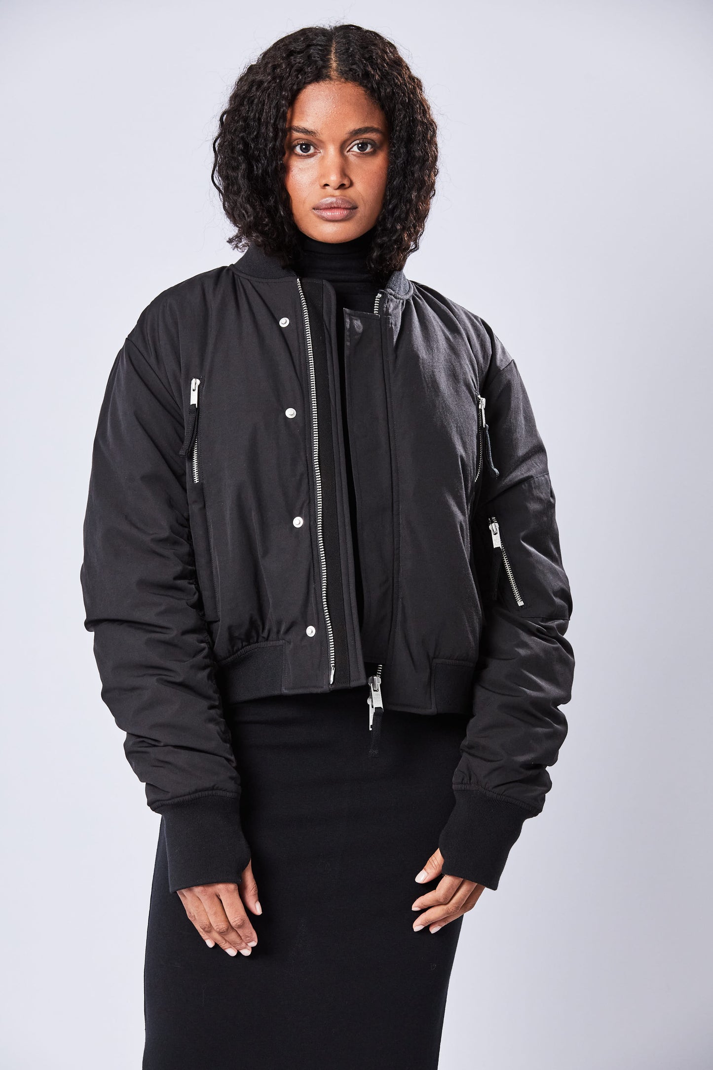 W J 204, Black, Bomberjacke