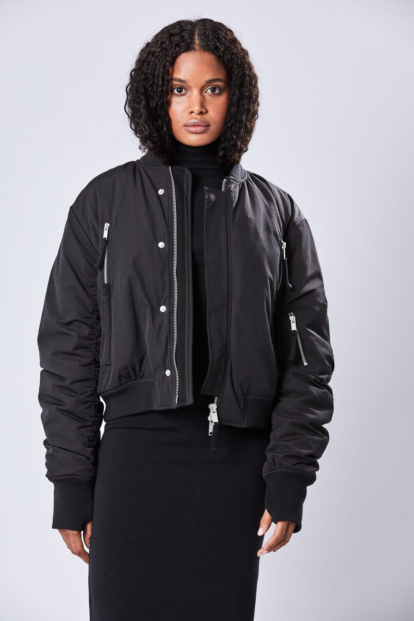 W J 204, Black, Bomberjacke