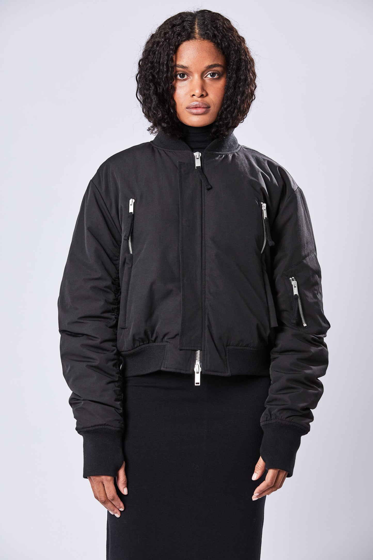 W J 204, Black, Bomberjacke