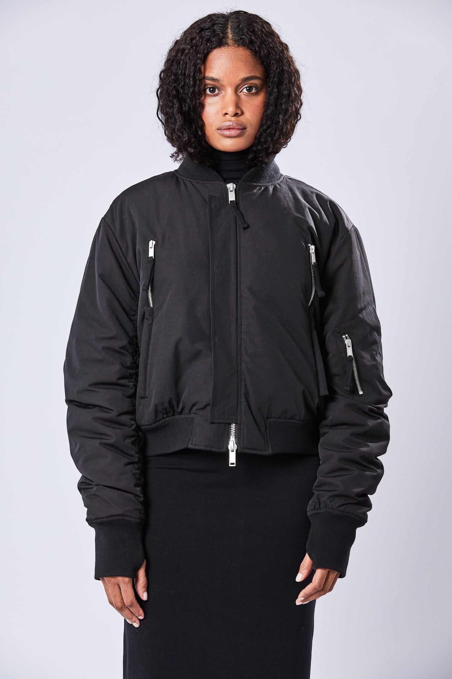 W J 204, Black, Bomberjacke