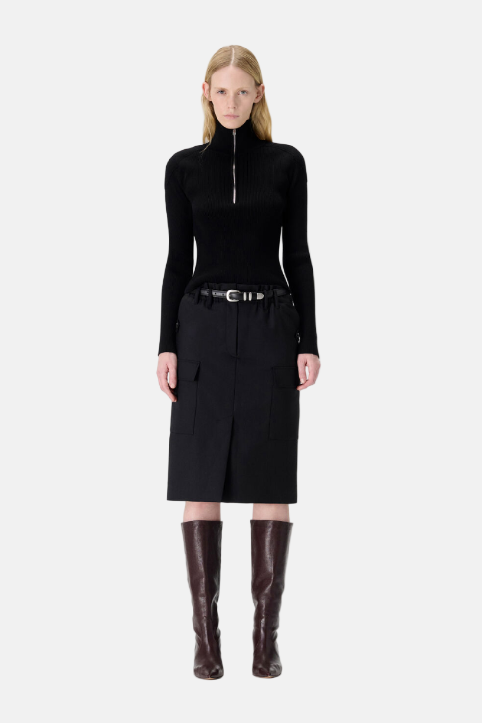 IRO Carrie, Schwarz, Rock