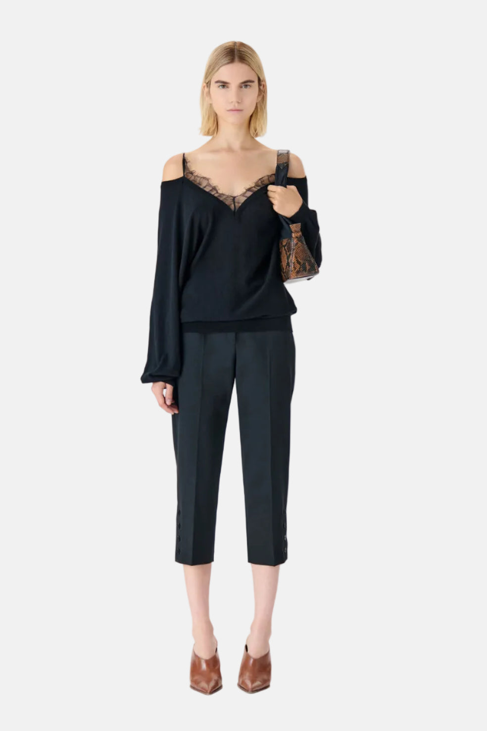 IRO Aubepine, Schwarz, Pullover