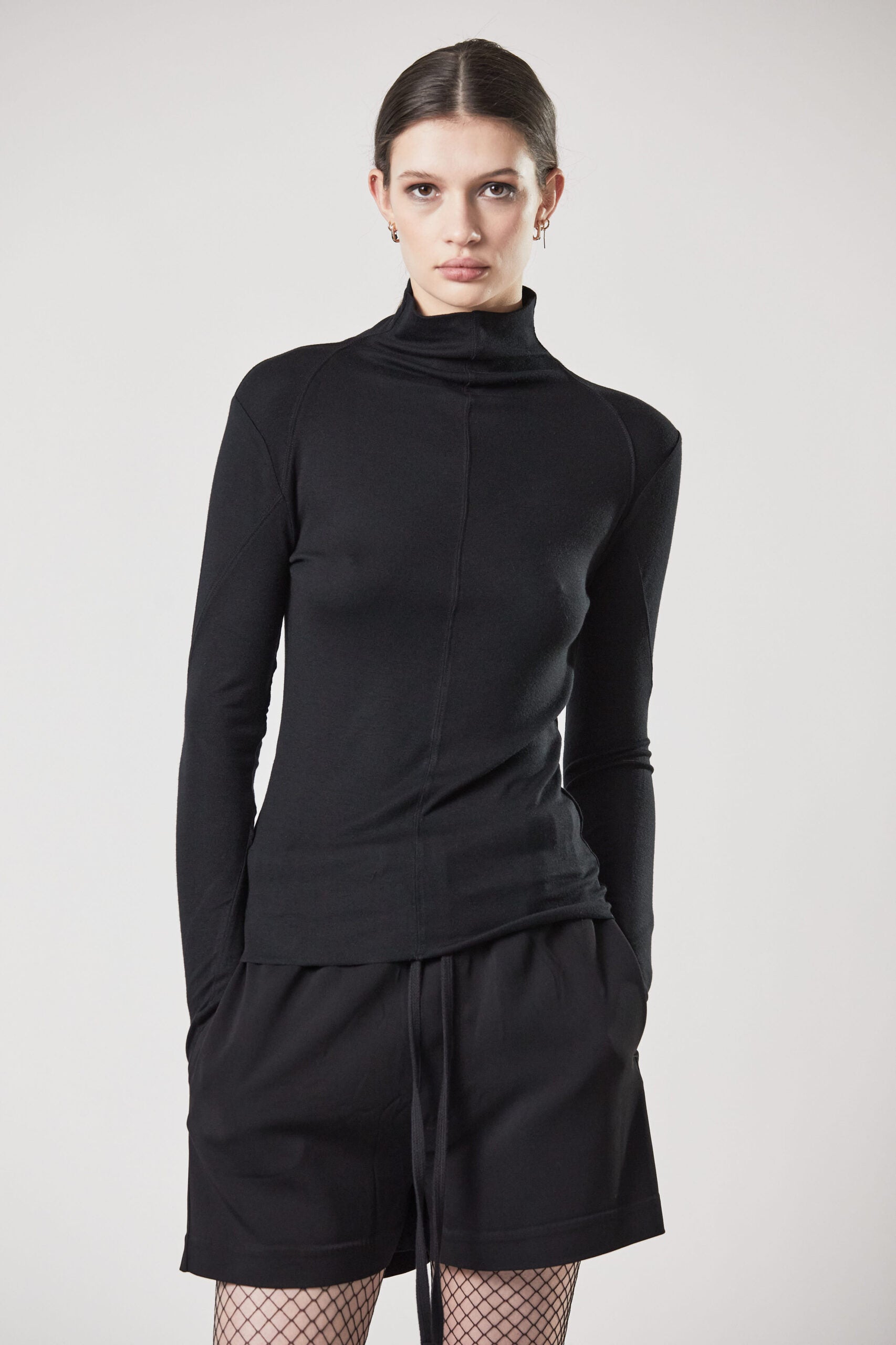 Thom/Krom W TS 532, Black, Longsleeve