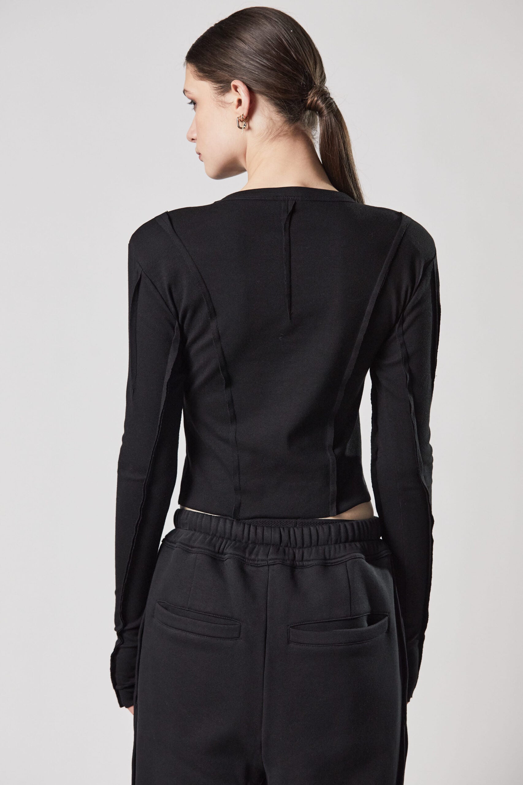 Thom/Krom W TS 534, Black, Sweat Shirt