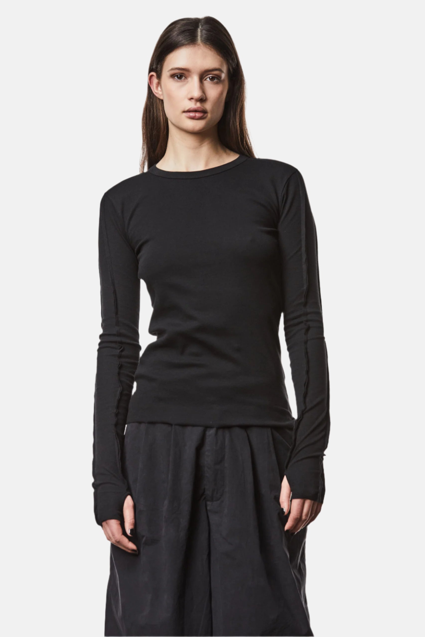 Thom/Krom W TS 561, Black, Sweatshirt