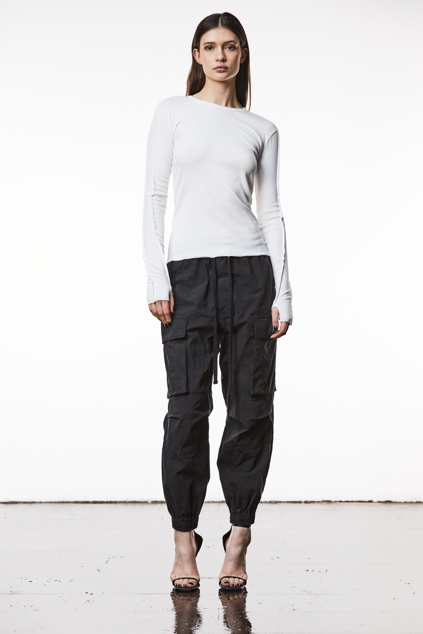 Thom/Krom W TS 561, Off White, Sweatshirt