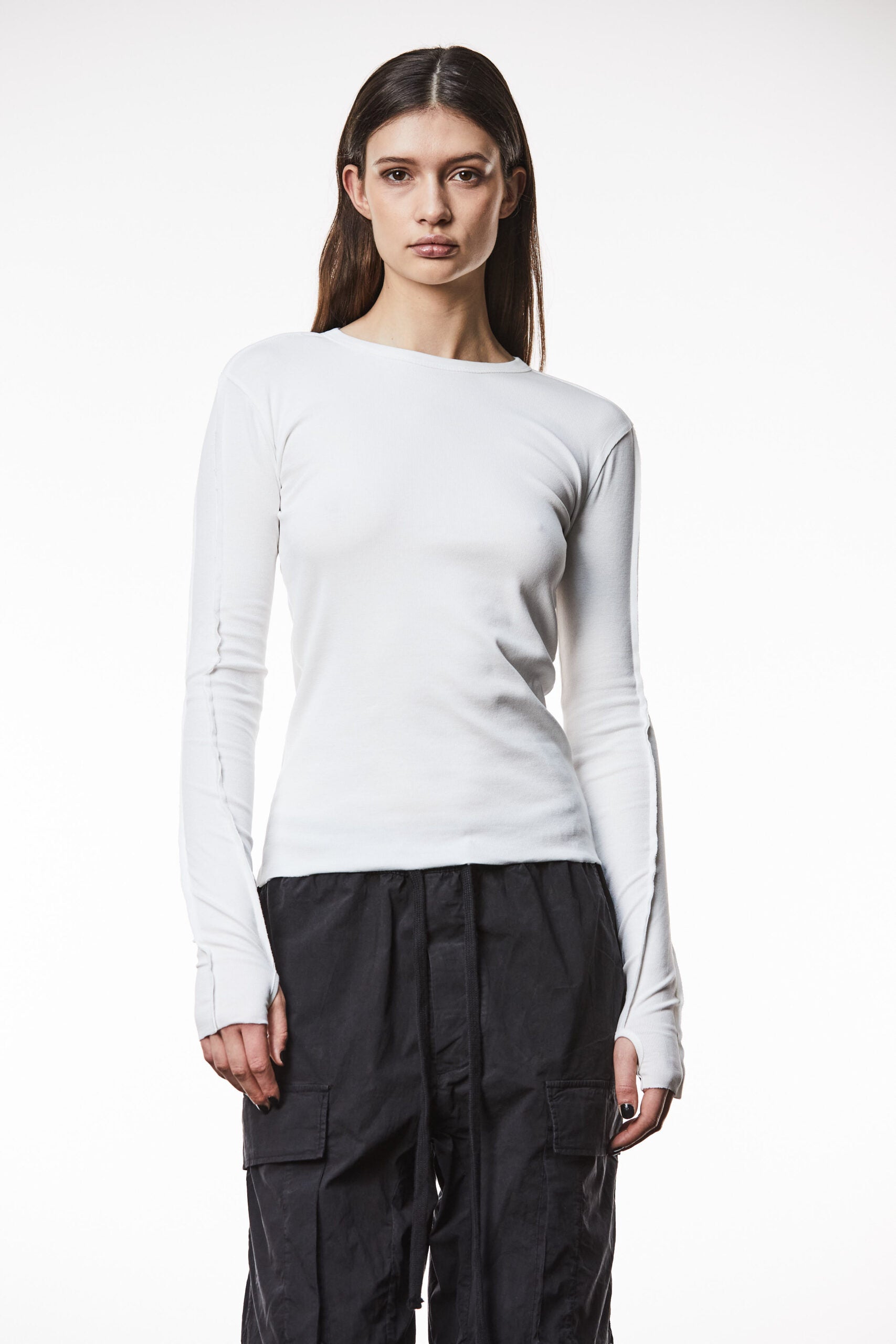 Thom/Krom W TS 561, Off White, Sweatshirt