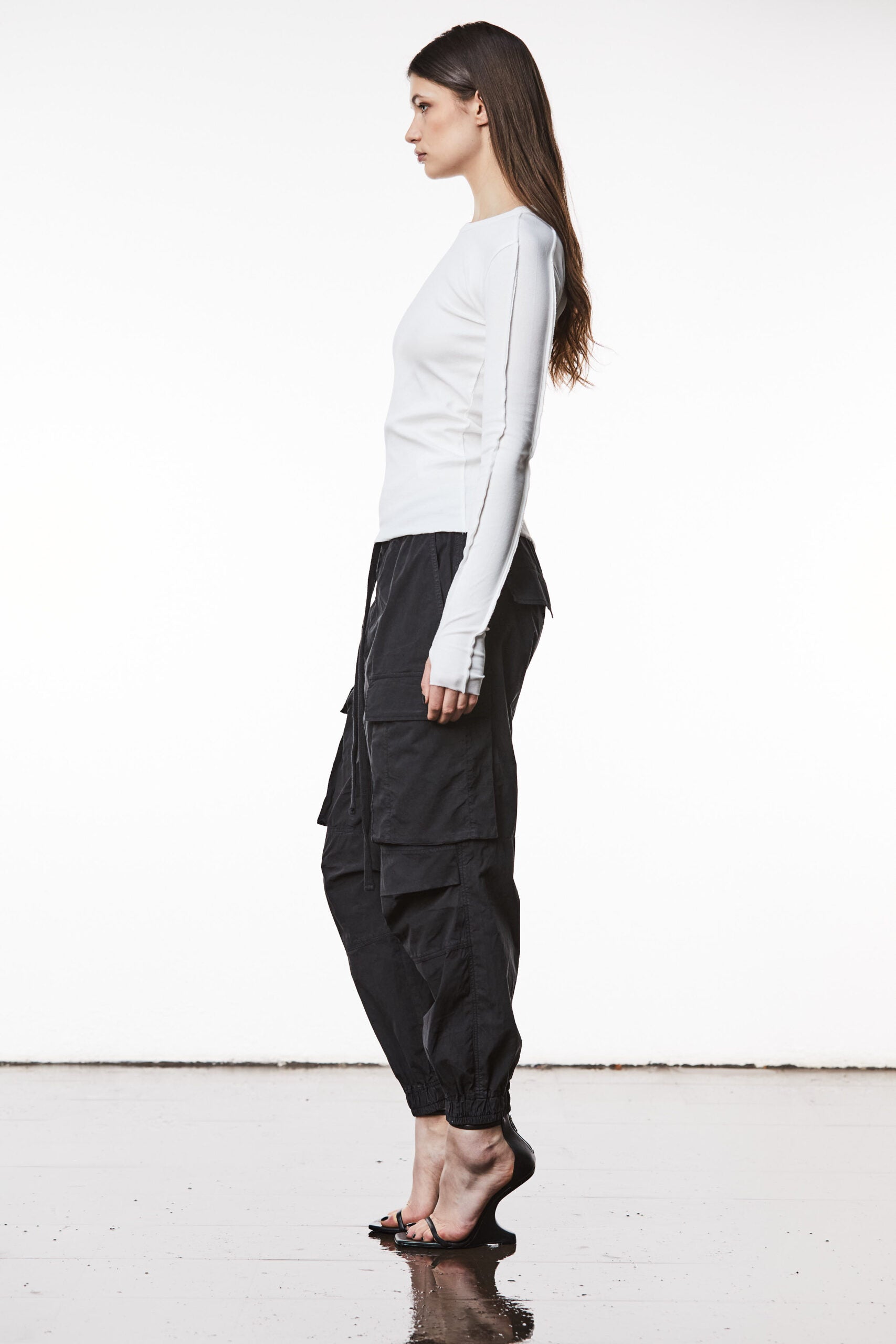 Thom/Krom W TS 561, Off White, Sweatshirt