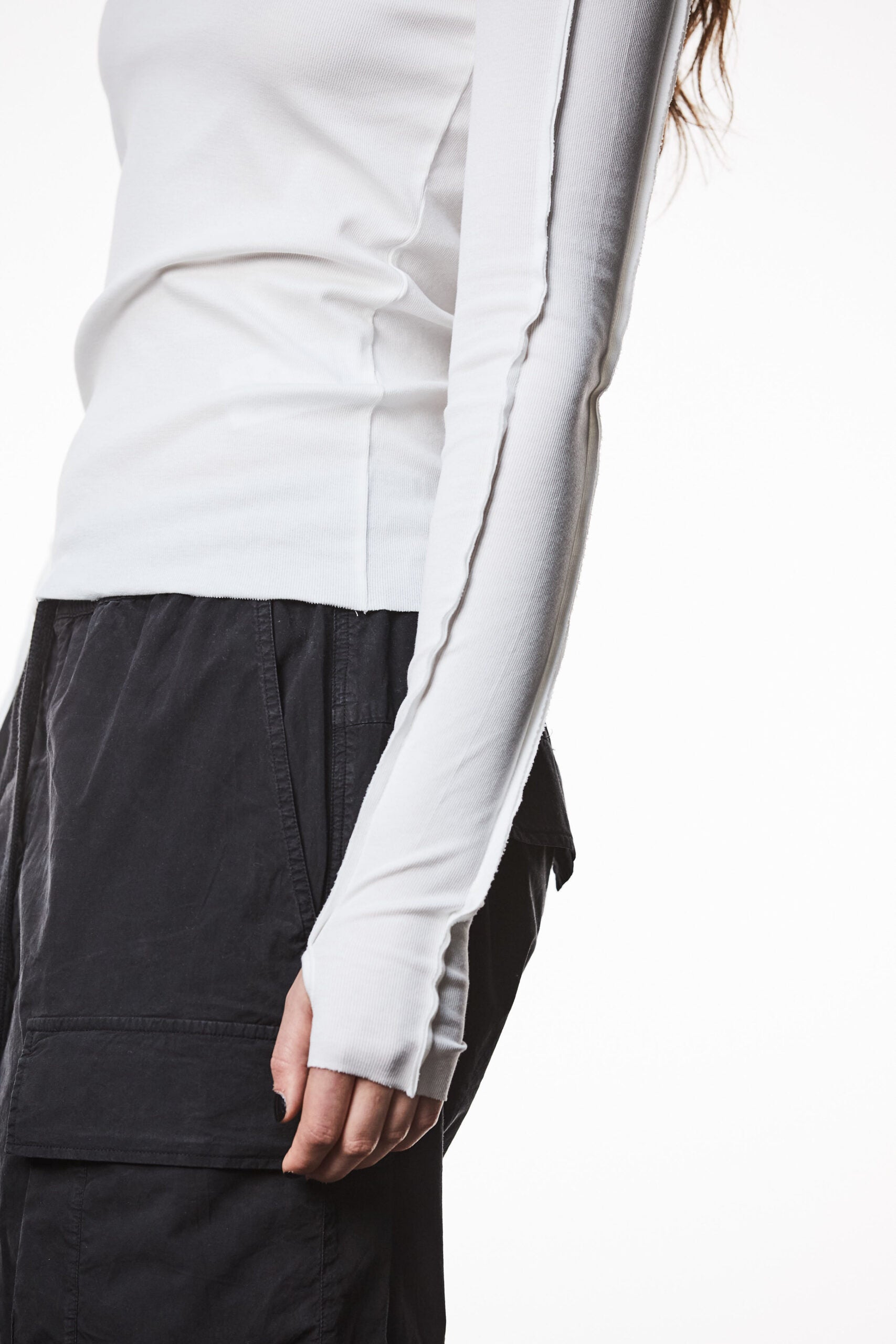 Thom/Krom W TS 561, Off White, Sweatshirt