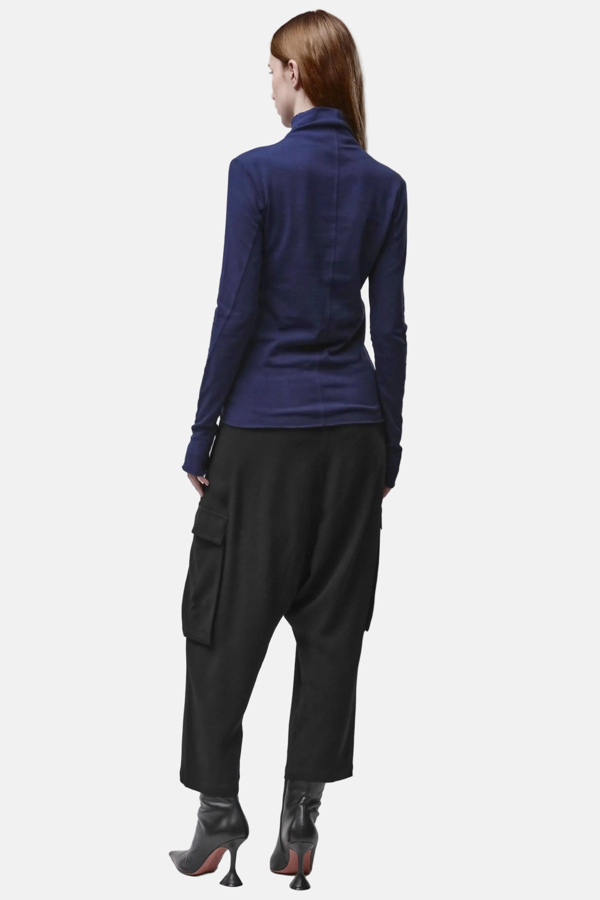 Thom/Krom W TS 627 Worked T-Shirt in Eclipse Blue, Ansicht 4
