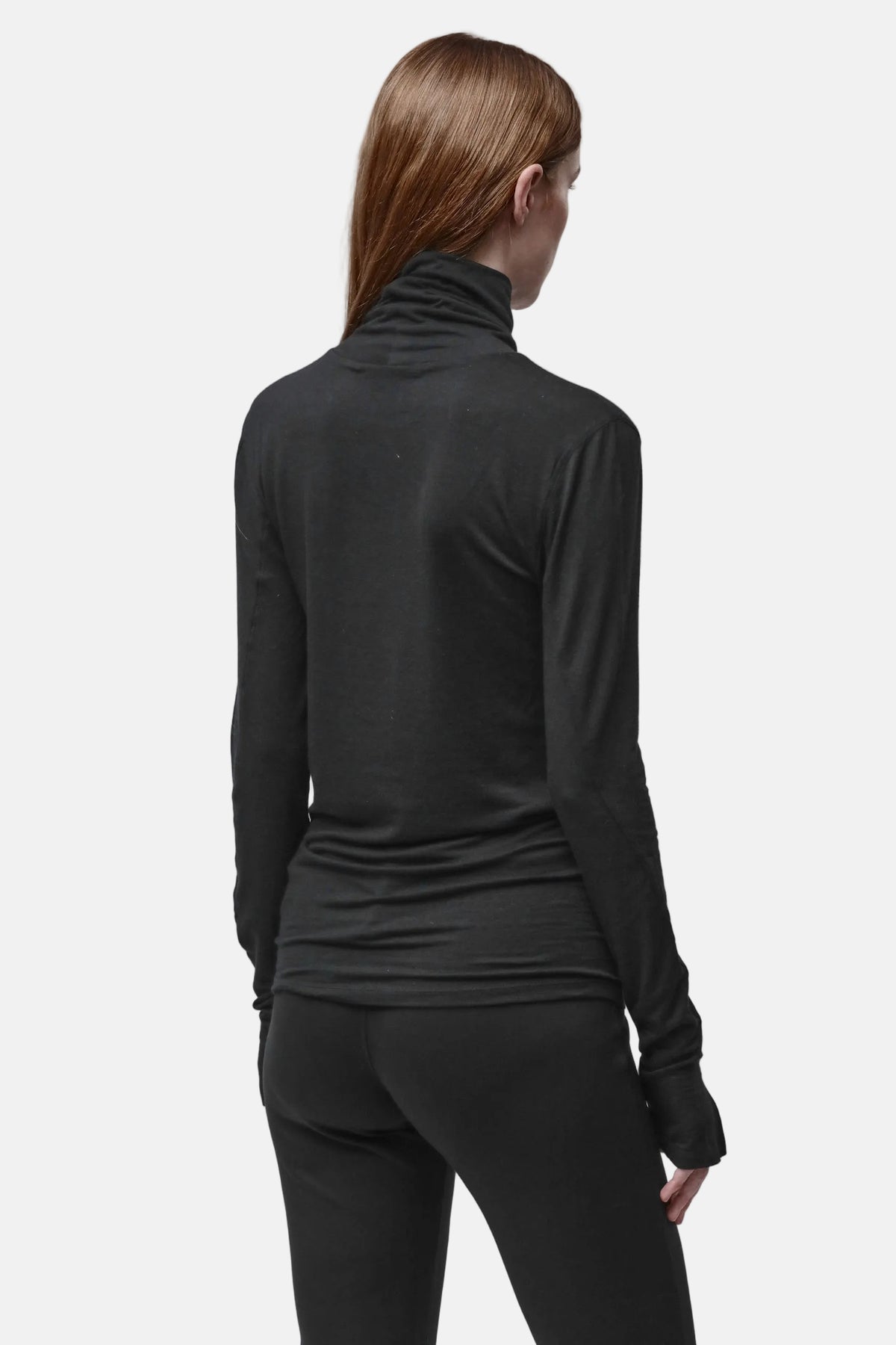 Thom/Krom W TS 637 Worked T-Shirt in Black, Ansicht 3