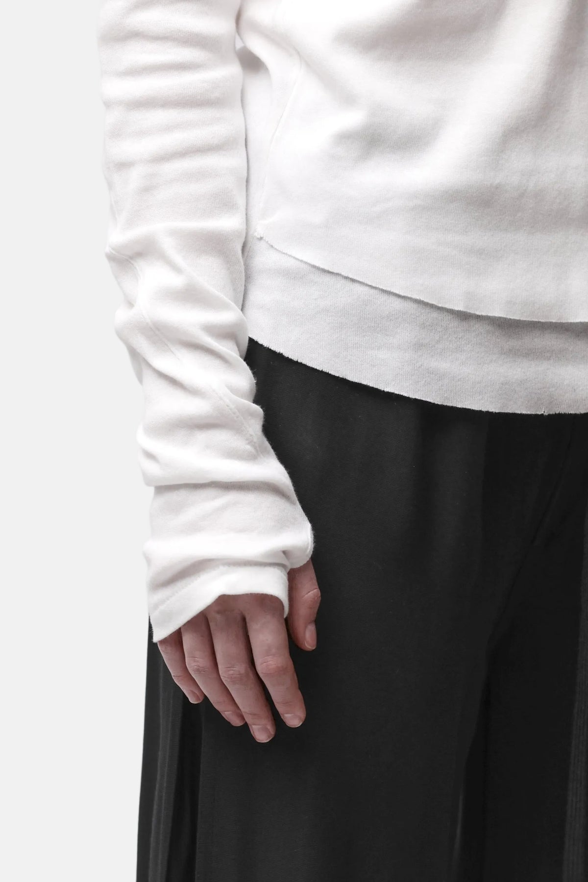 Thom/Krom W TS 649 Worked T-Shirt in Off White, Ansicht 7