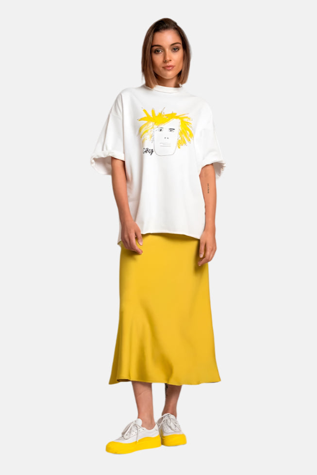 Atelier 1985 Grob Kopf, Gelb, Sweatshirt