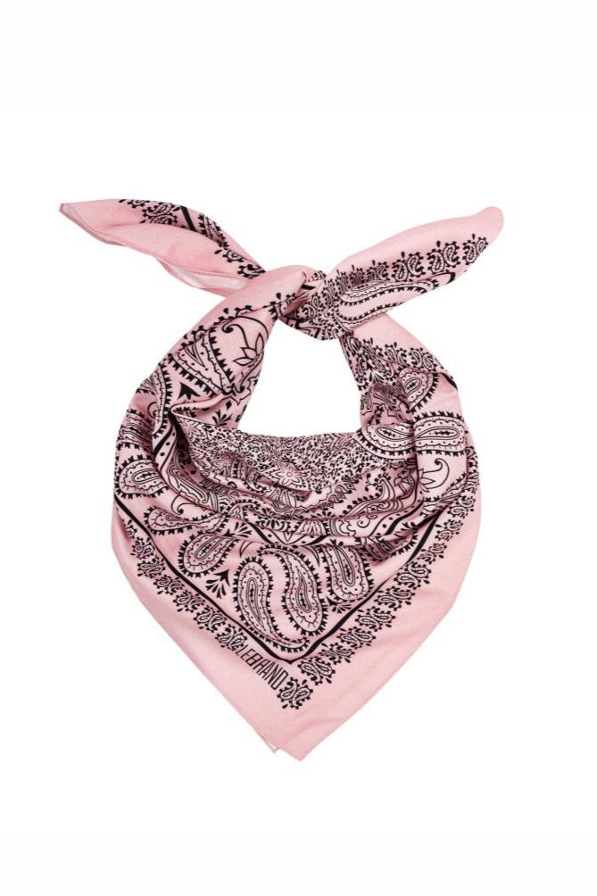 Lebrand Bandana, Baby Pink, Tuch