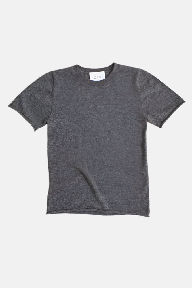 Leap Concept Belinda, SS24, Grey, Fine Cashmere Tee