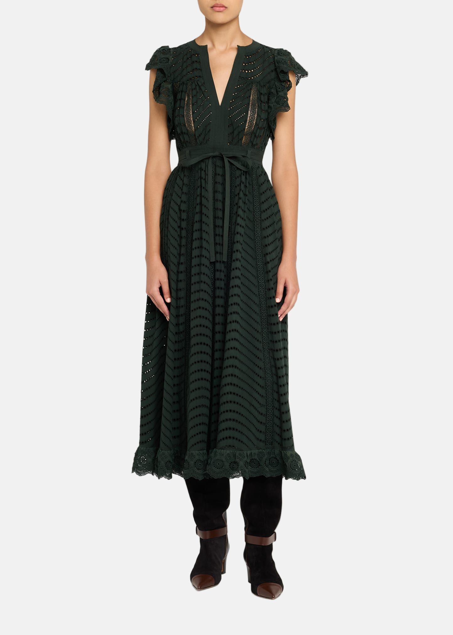 Ulla Johnson Olga, Cypress, Midi Dressa
