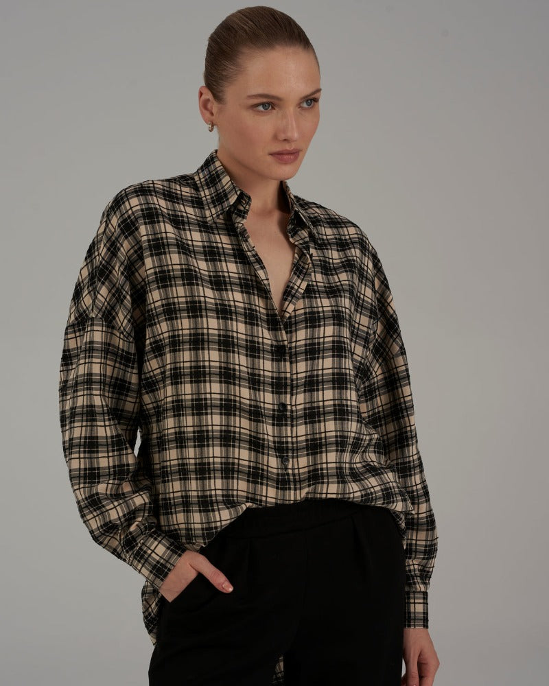 Bilbao, Ecru/Black, Hemd