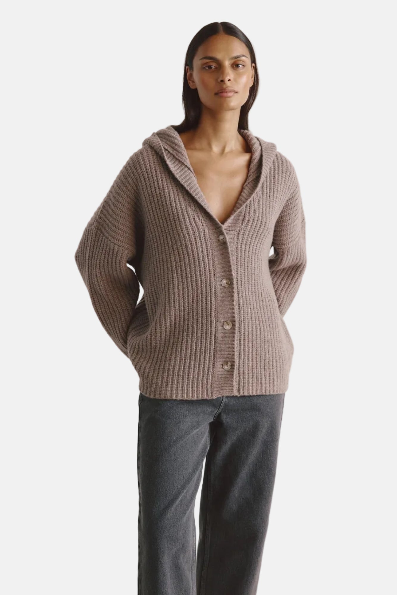By Aylin Koenig Toni, Taupe, Cardigan