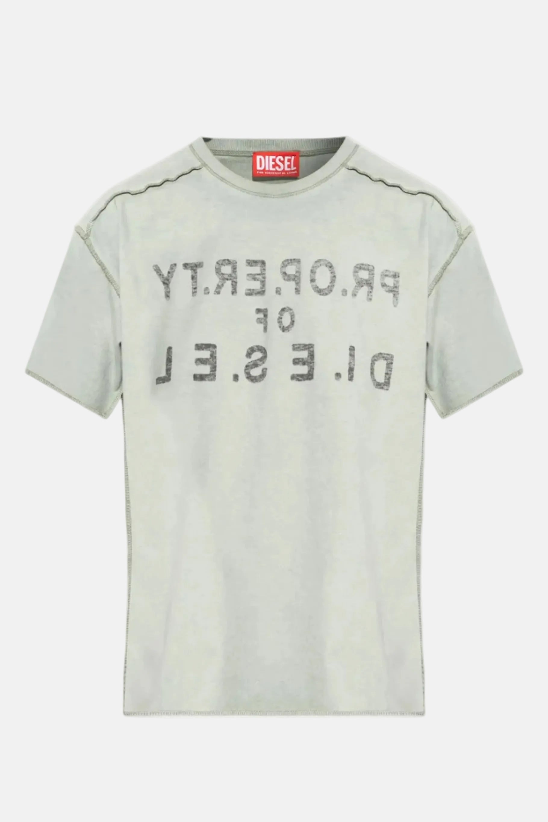 Diesel T-Ily, Grau, T-Shirt