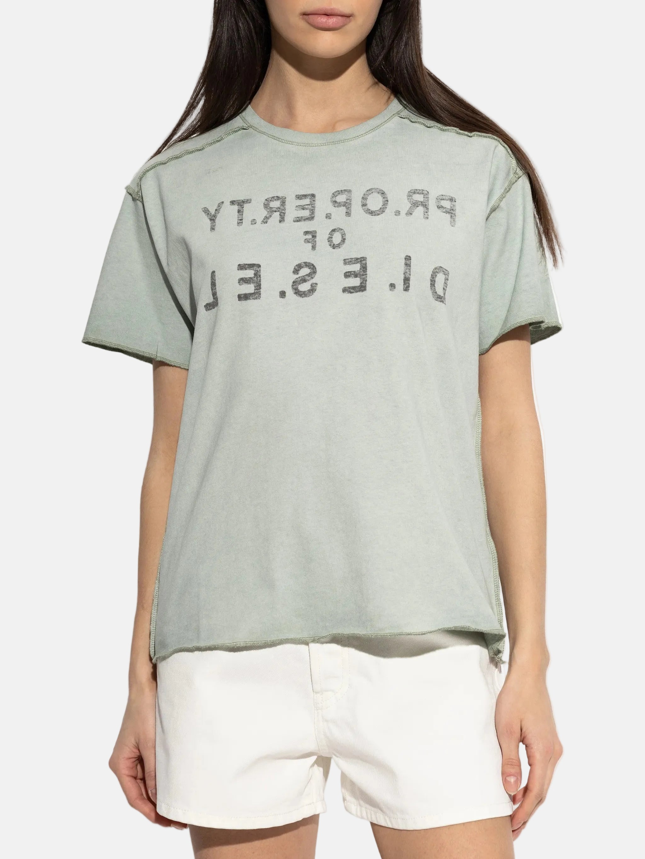 Diesel T-Ily, Grau, T-Shirt