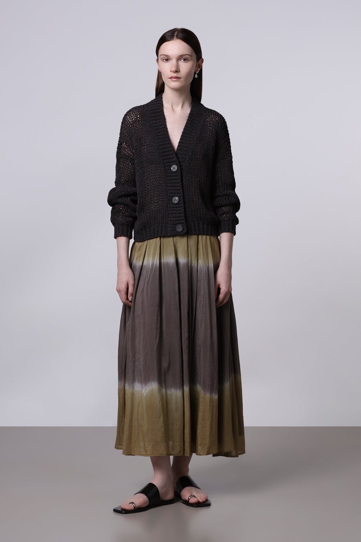 Roberto Collina Knit LS, Moro, Cardigan