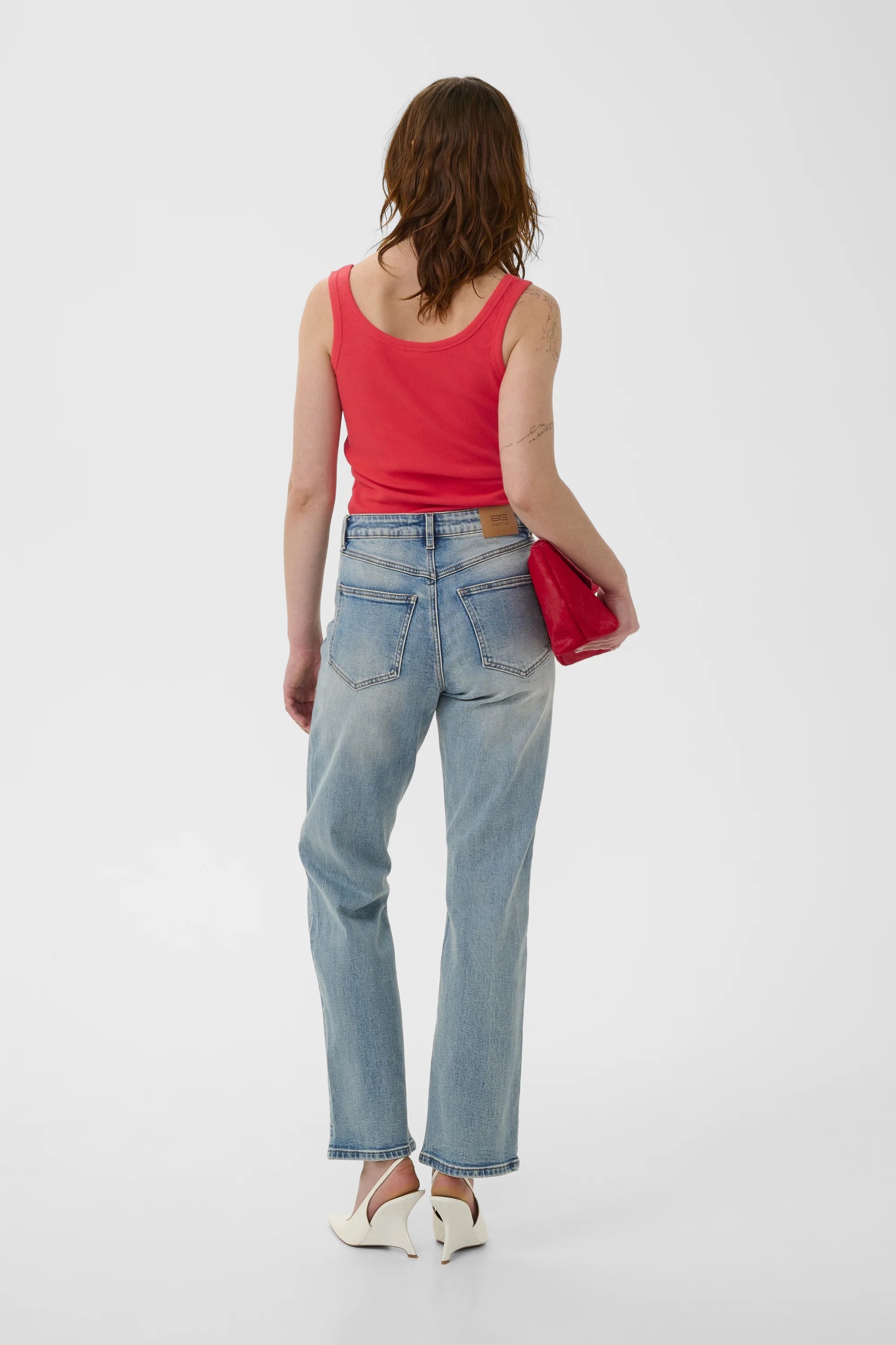 Gestuz Drew Logo 2.0, Tomato, Top