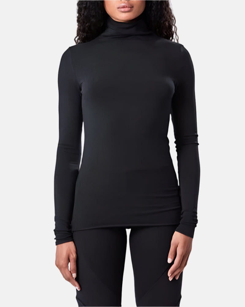 W TS 492, Black, Rollkragenpullover