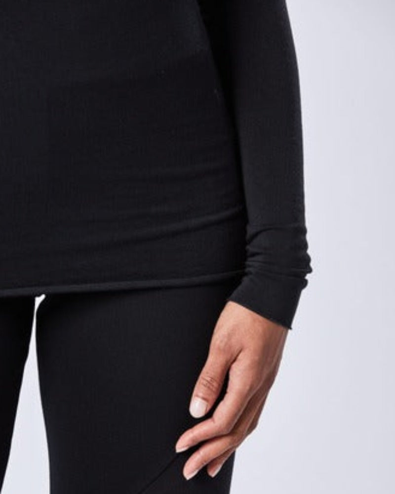 W TS 492, Black, Rollkragenpullover