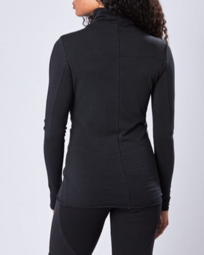 W TS 492, Black, Rollkragenpullover