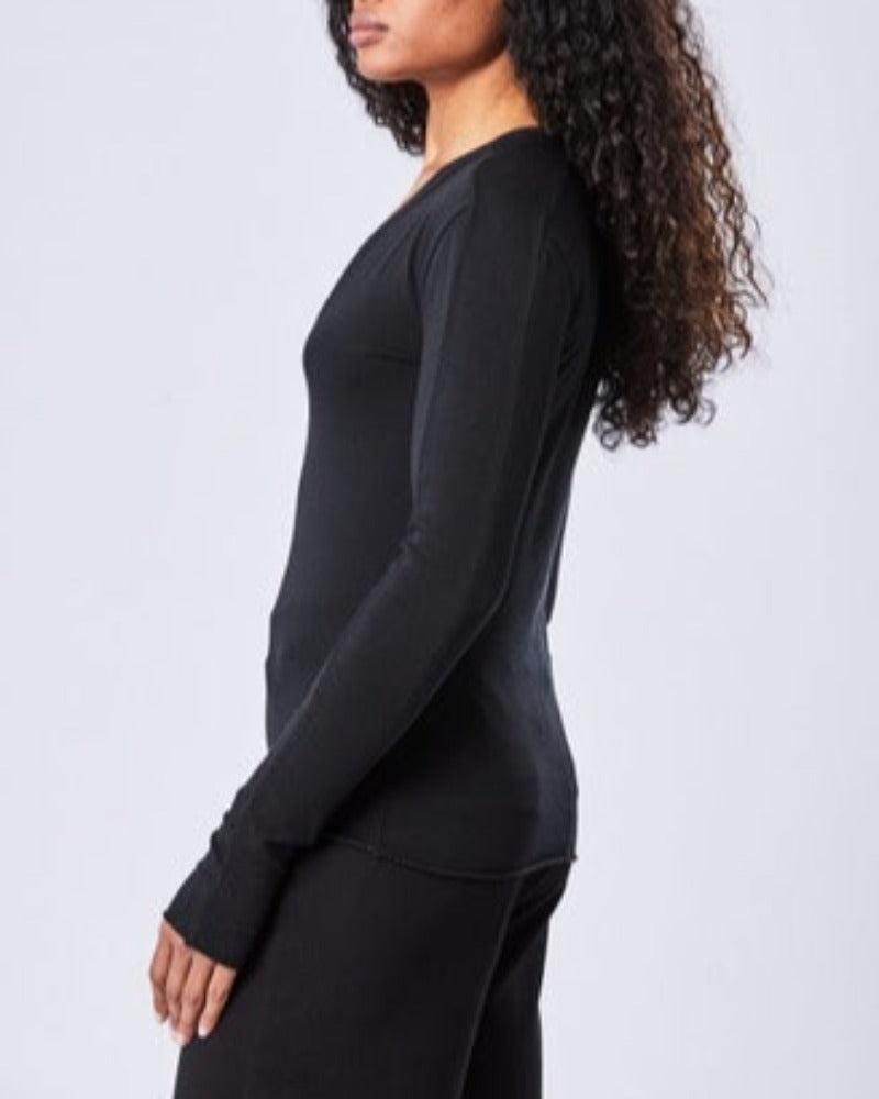 Thom/Krom W TS 506, Black, Sweatshirt