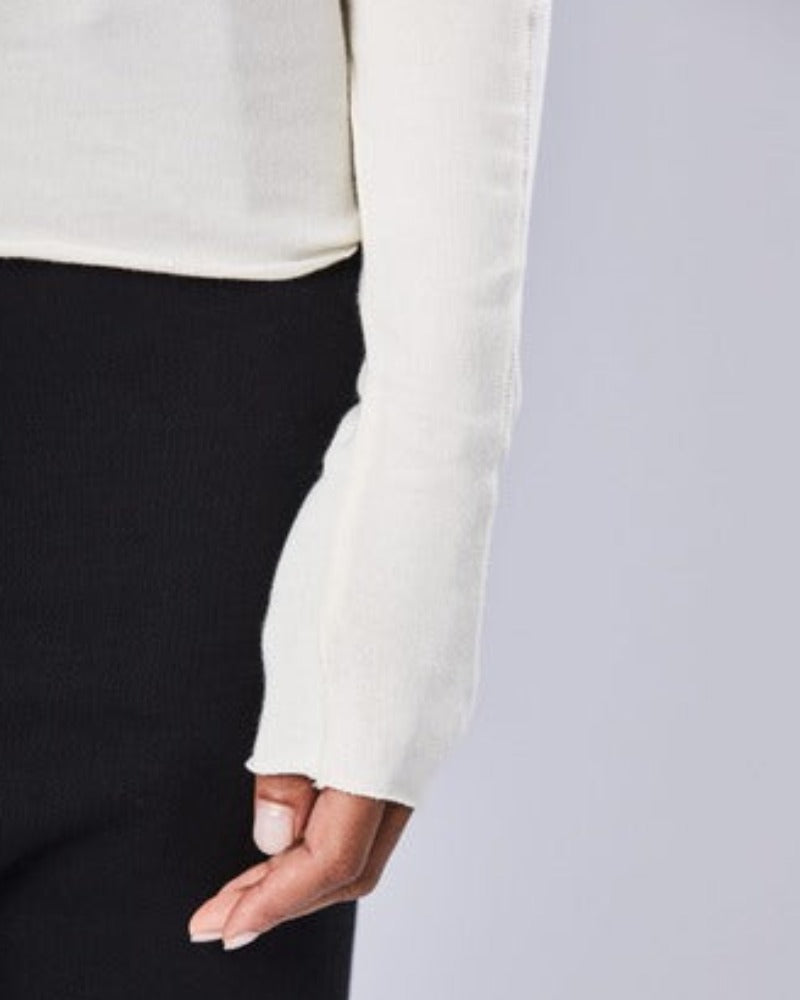 W TS 506, Bone, Sweatshirt