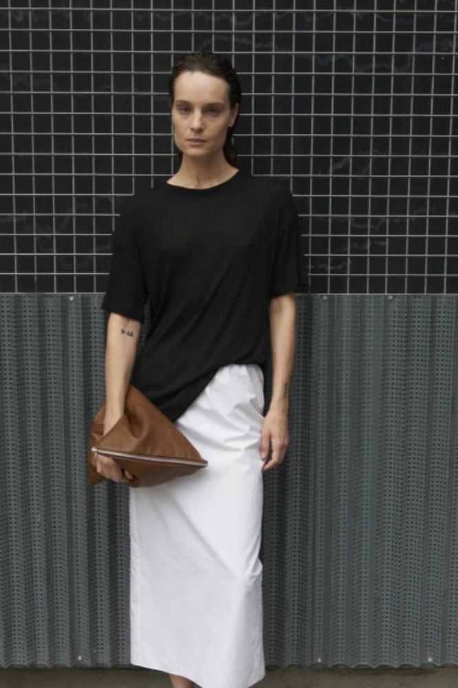 Gauchere Jersey Top, Black, T-Shirt
