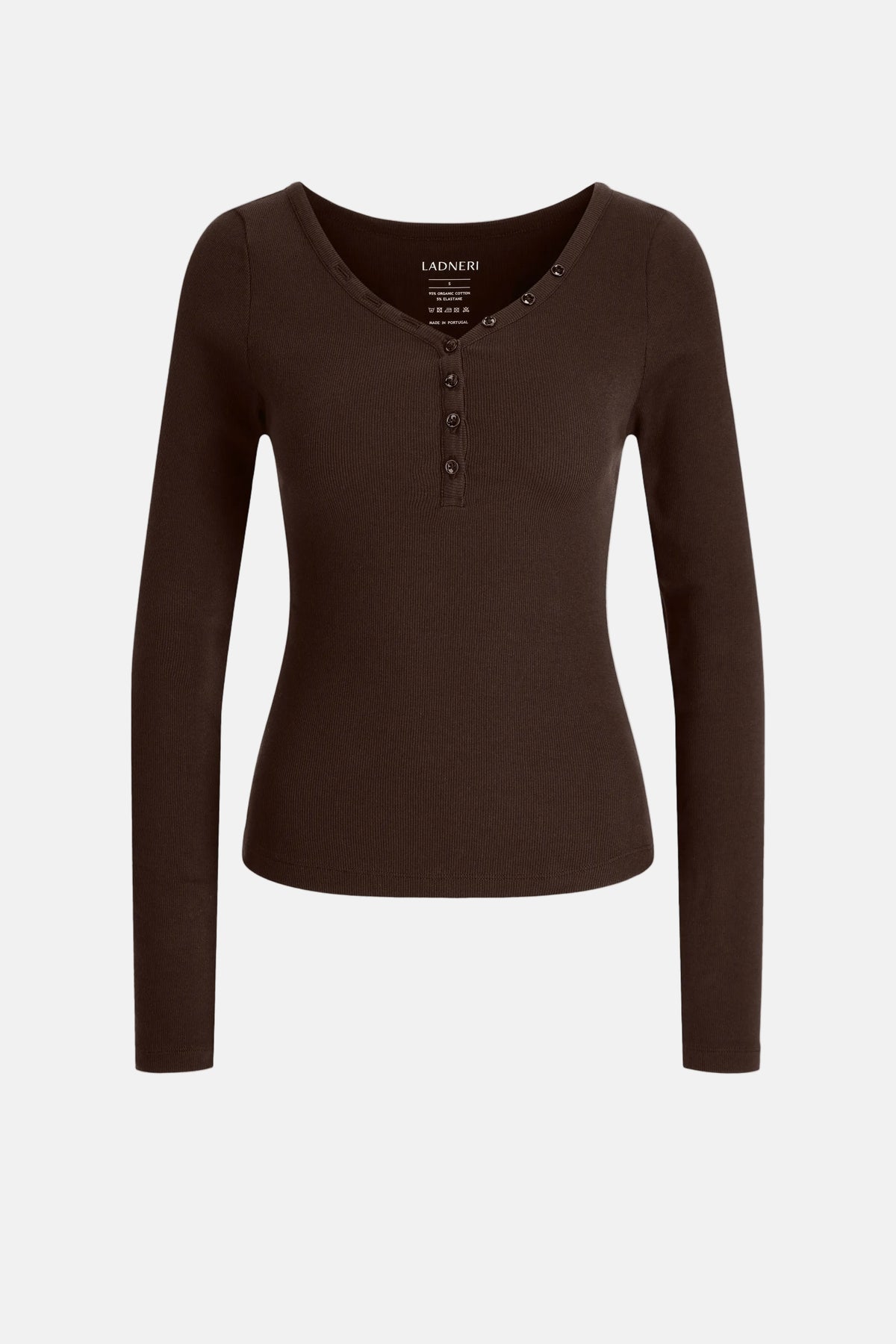Ladneri Line, Brun Foncé, Manches Longues