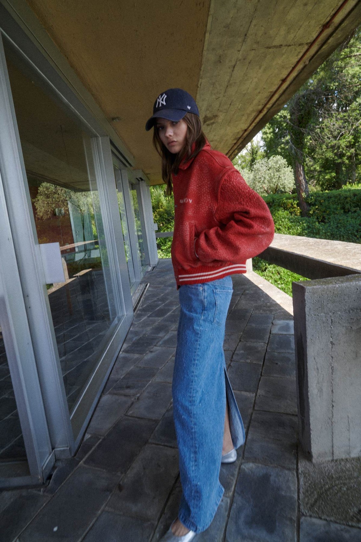 Halfboy Maxi Skirt, Light Blue Denim, Jeansrock