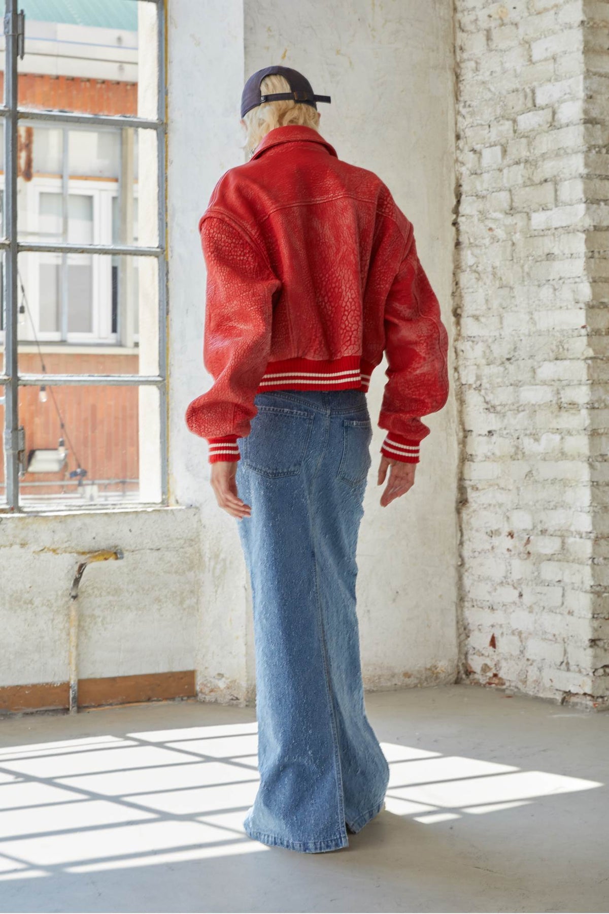 Halfboy Maxi Skirt, Light Blue Denim, Jeansrock