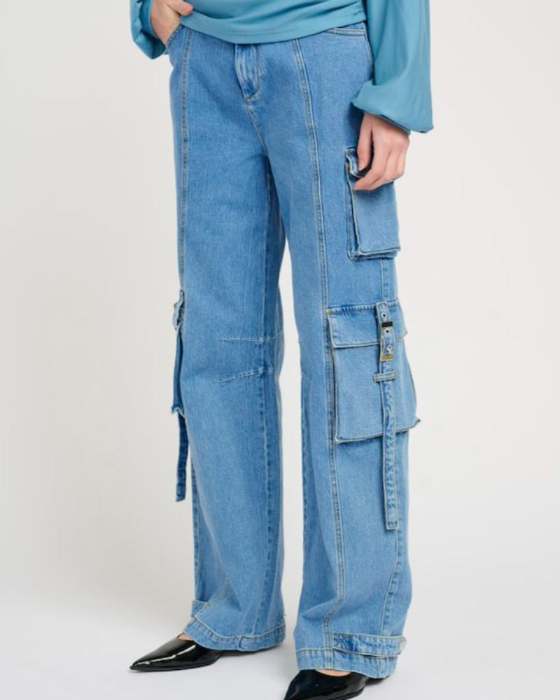 Zoy GZ, Mid Blue Washed, Pants