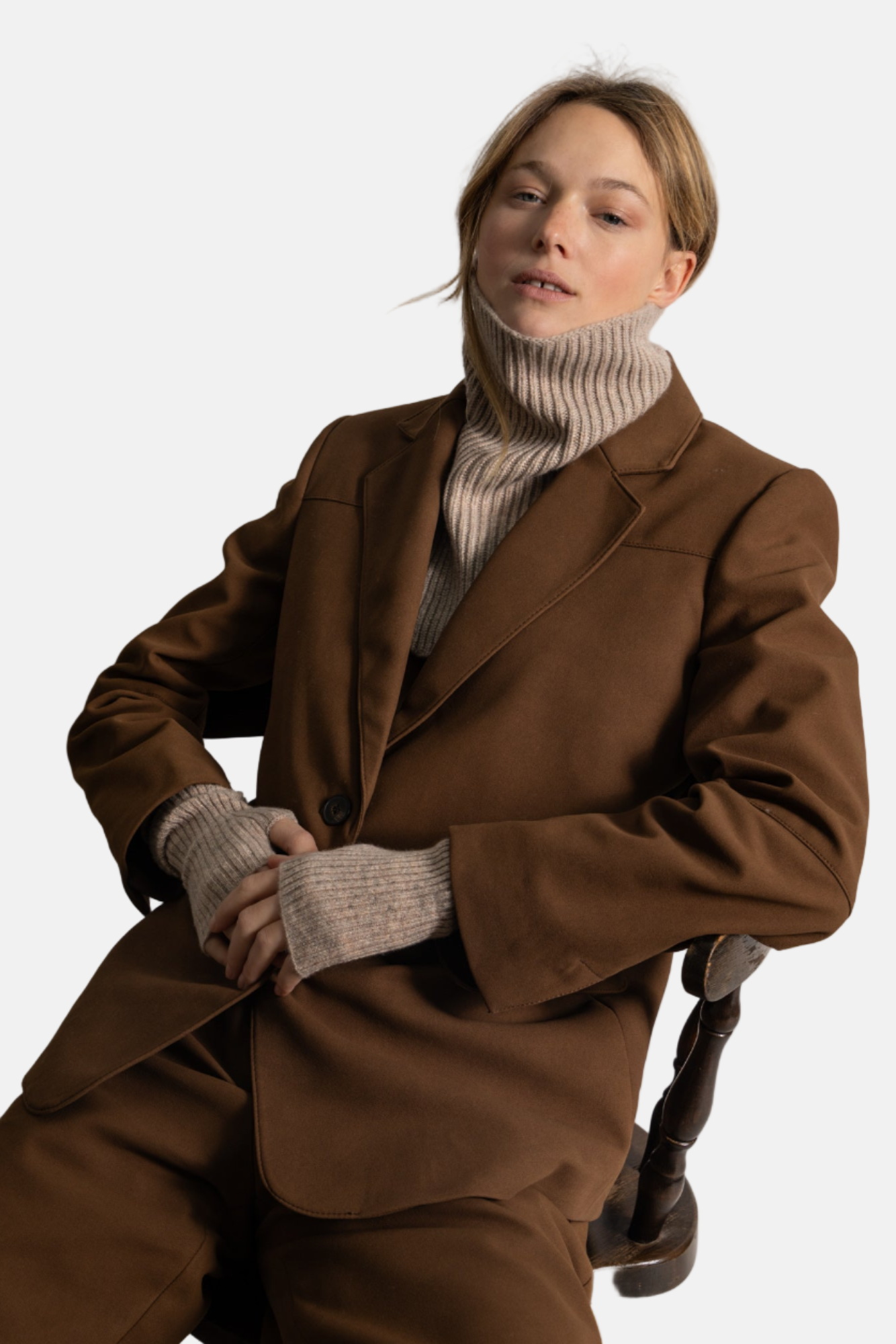 Koon Cachemire, Beige, Handstulpen