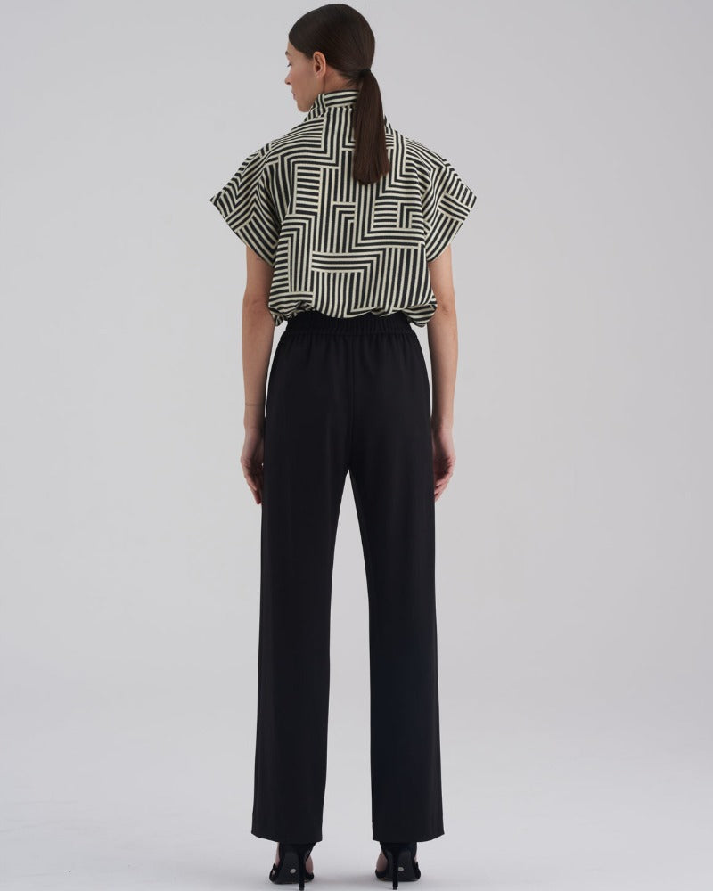 Ome, Black, Jersey Pants