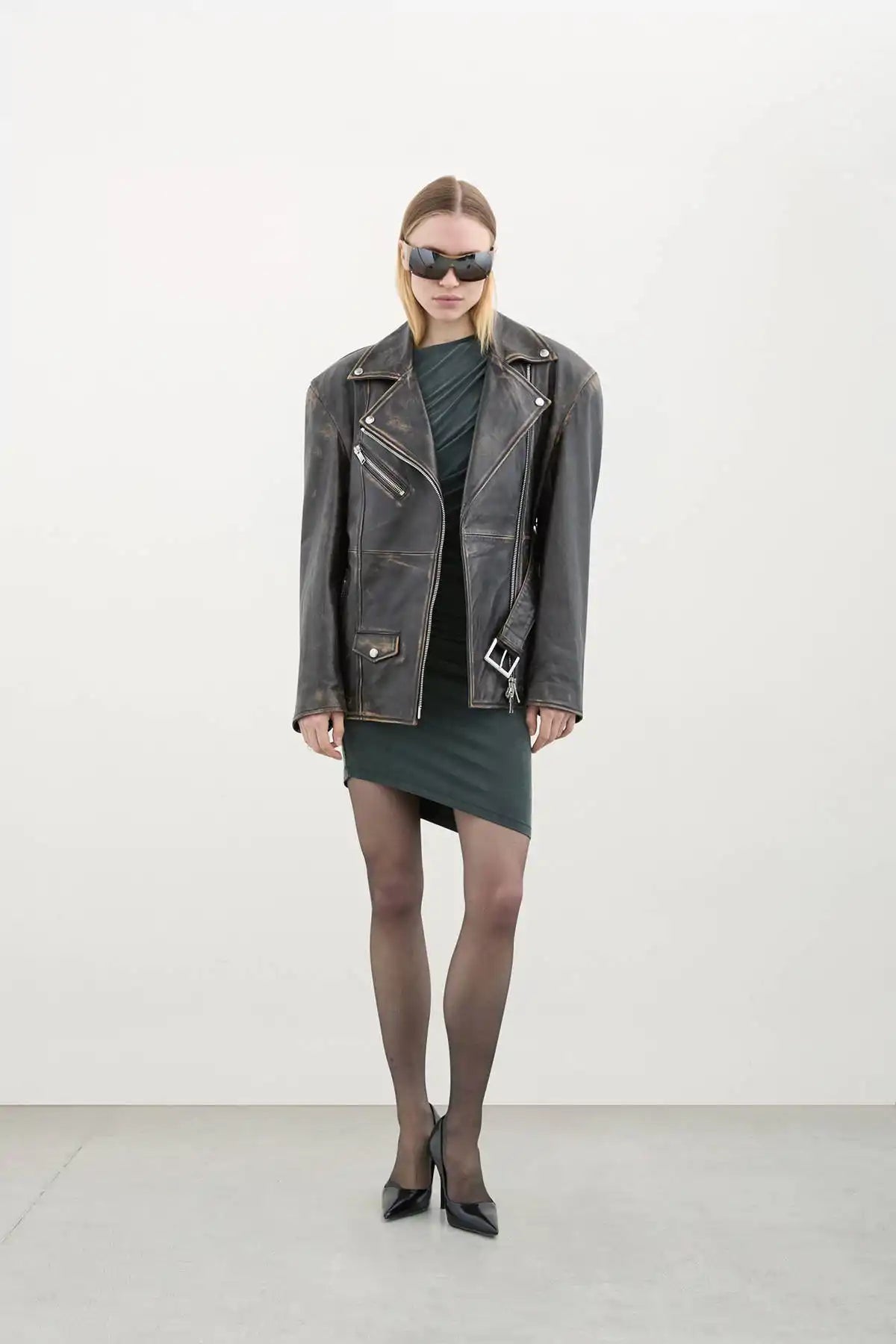 Halfboy, Dark Brown/Cuoio, Lederjacke
