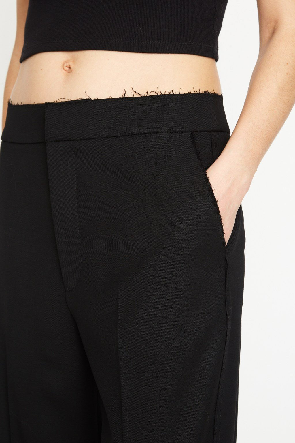 Gauchere Straight Leg Hose, Black, Hose