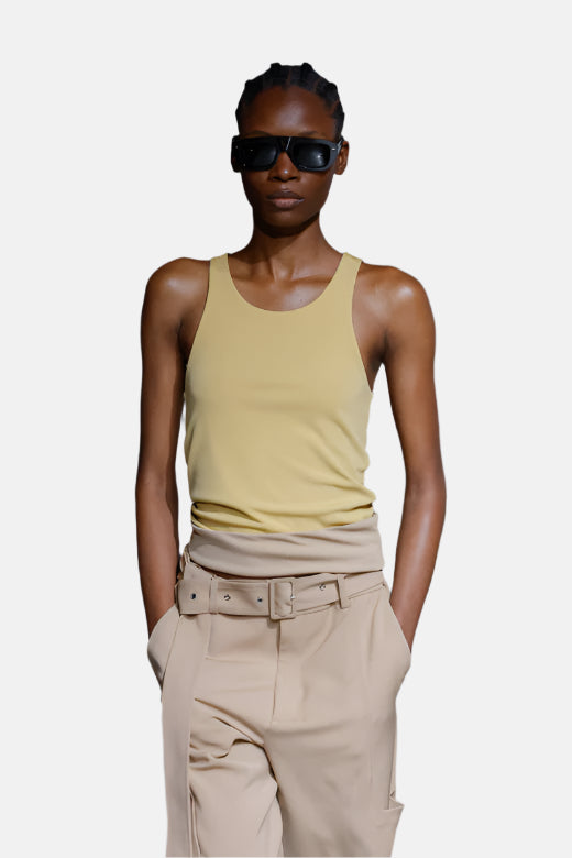 Gauchere Tank-Top, Beige/Safran