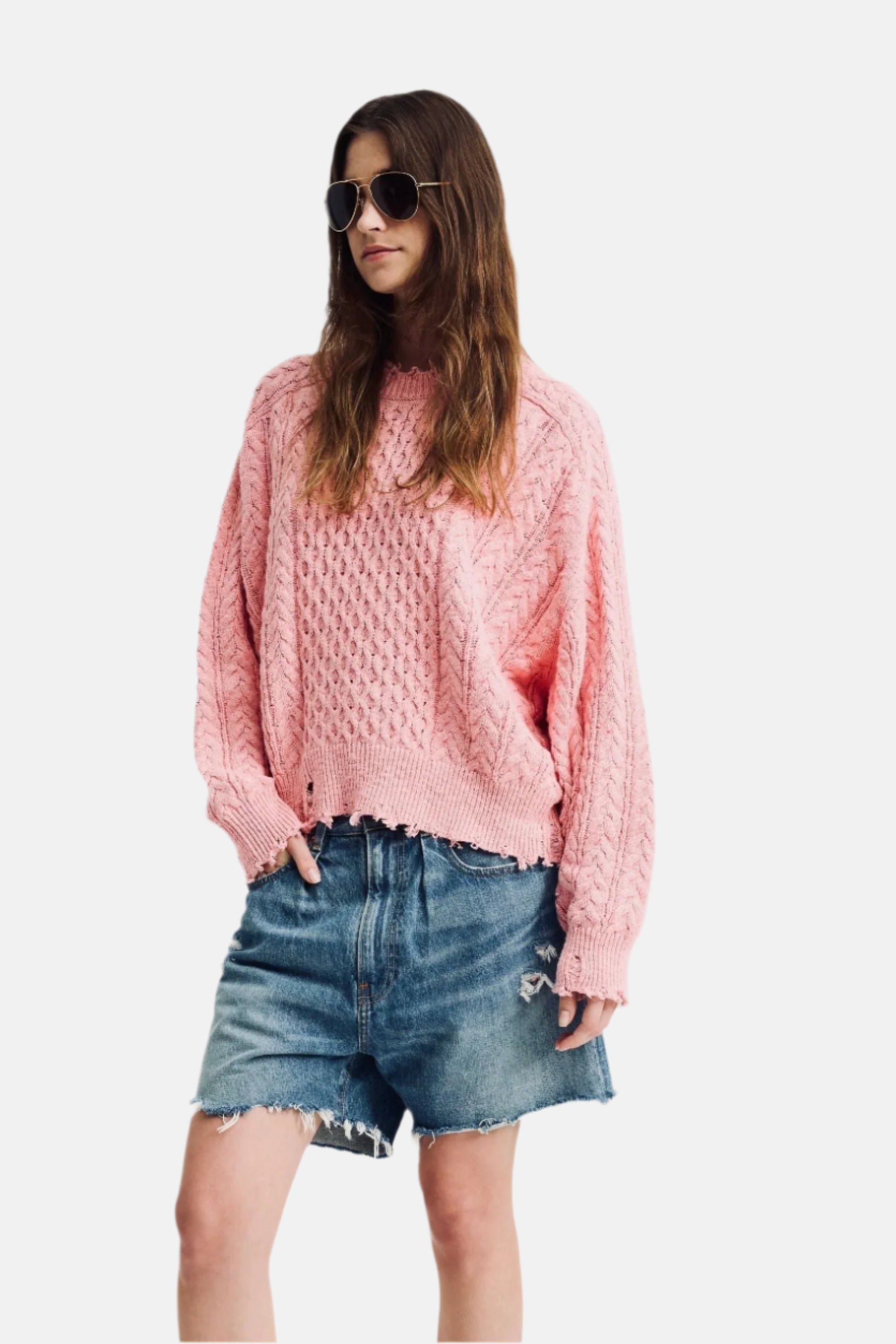 Denimist Aran, Pink, Oversized Sweat