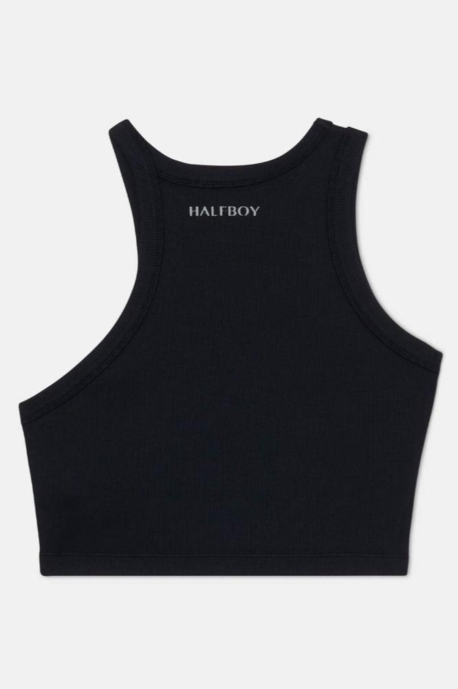 Halfboy Halfboy Tank Top Crop, Black, Top